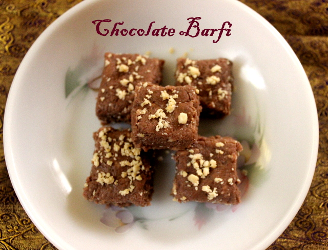 Chocolate Barfi Recipe