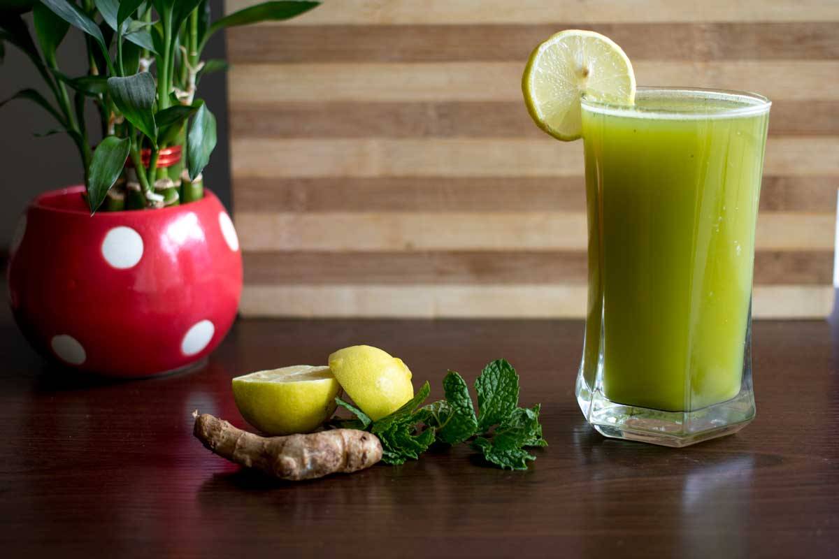 Mint Lime Juice recipe How to make Mint Lime Juice HungryForever