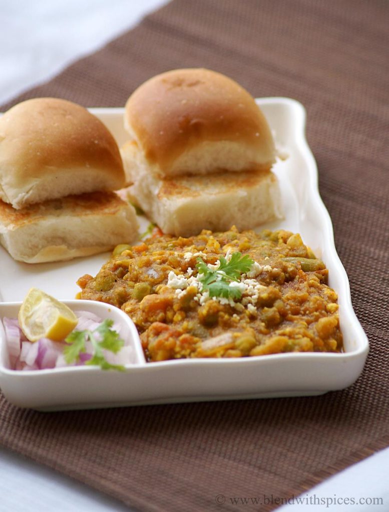 paneer pav bhaji recipe