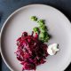 Beet, Cabbage, Creme Fraiche Salad Recipe