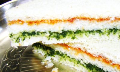 Tricolour Sandwich Recipe
