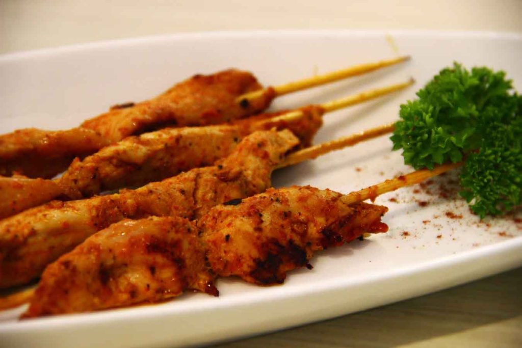 Chicken Satay at La Cucina