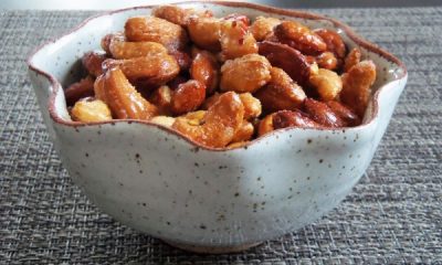 Sweet Spicy Roasted Almonds Recipe
