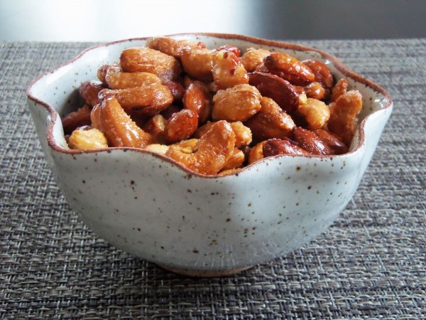 Sweet Spicy Roasted Almonds Recipe