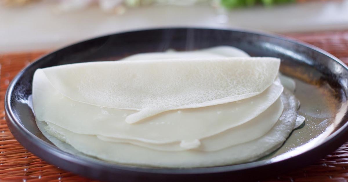 How to Make Homemade Spring Roll Wrappers | HungryForever