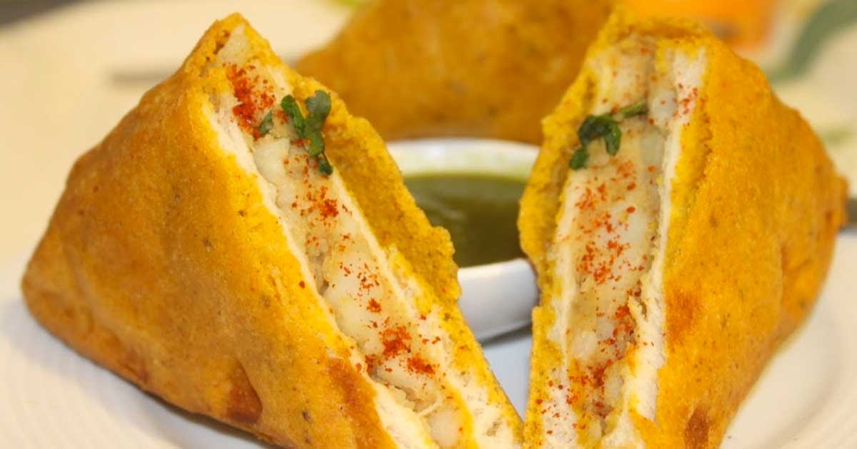 Aloo Bread Pakora Recipe Potato Stuffed Bread Pakora