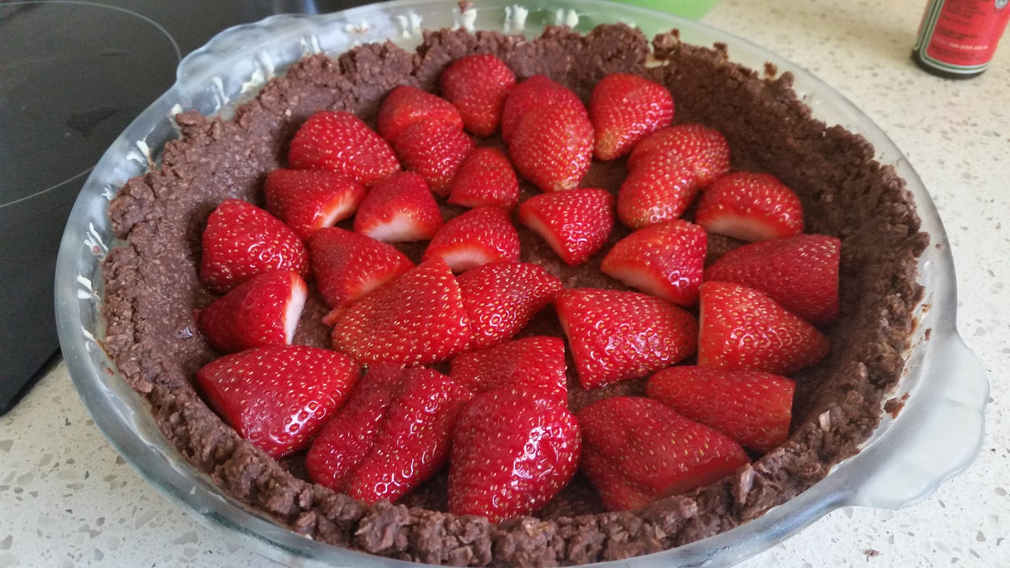 'Waitress' Chocolate Strawberry Oasis Pie Recipe HungryForever Food Blog(02)
