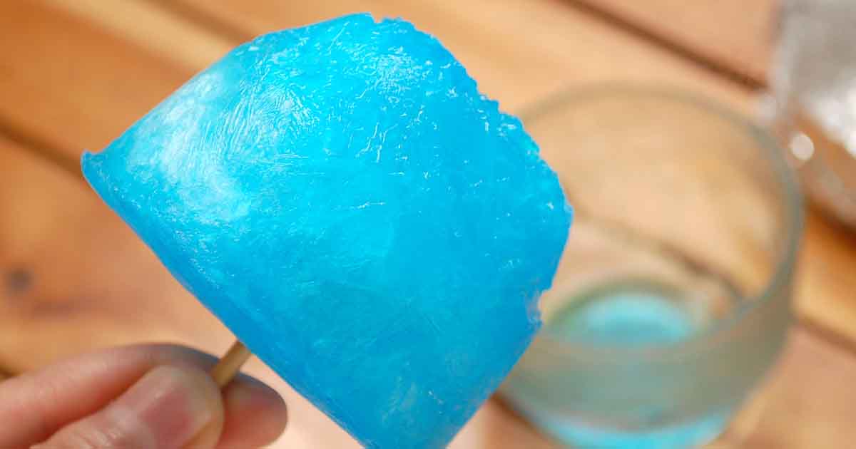 Frozen Elsa's Popsicles Recipe HungryForever Food Blog