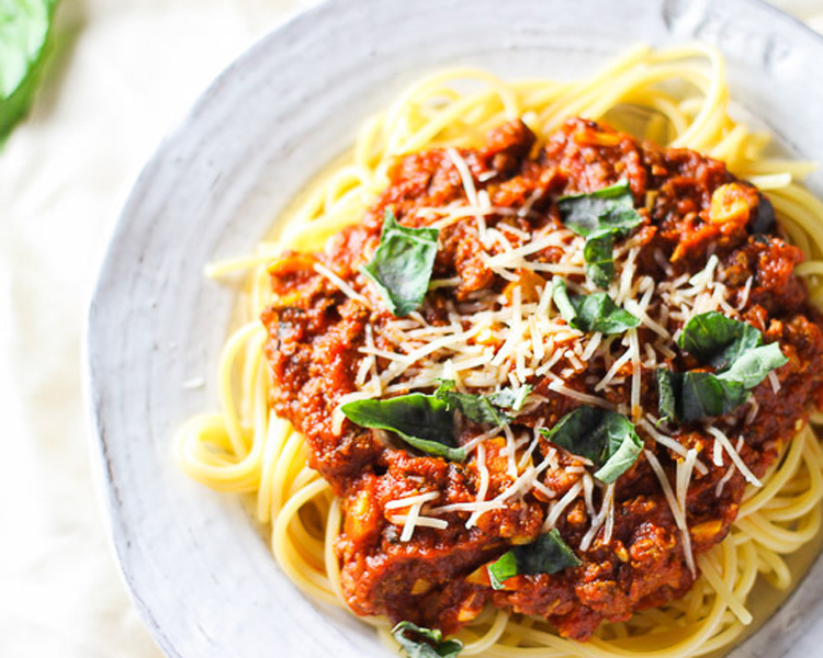 Spaghetti with Beef and Marinara