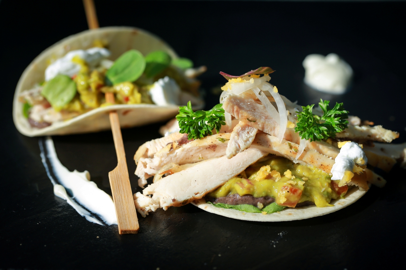 Cilantro Lime Chicken Tacos @ Arriba - Mexican Grill & Tequileria