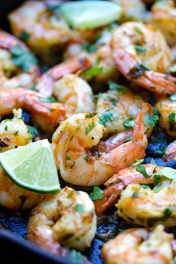 Cilantro Lime Shrimp - HungryForever Food Blog