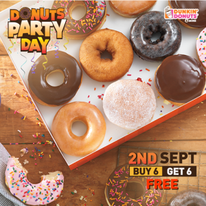 dunkin donut 2nd september