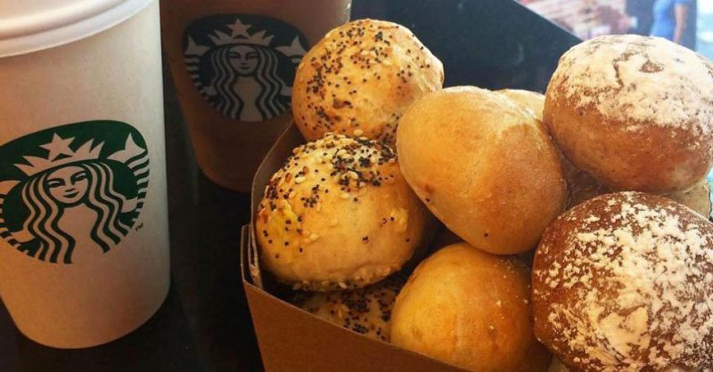 Bagel Balls in Starbucks