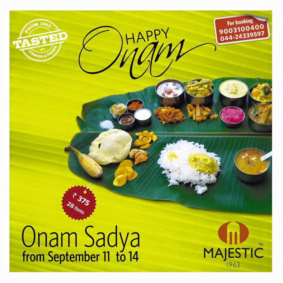 Visit These Restaurants in Chennai To Celebrate Onam The Right Way Photo 6