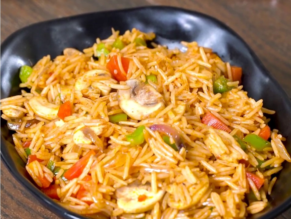 Mushroom Pulao Recipe | How To Make Mushroom Pulao | HungryForever