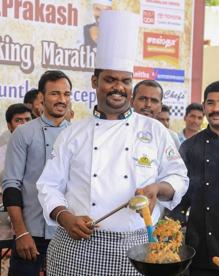 Madurai Based Chef Attempted To Set A Guinness World Record By Making 2089 Dishes in 50 Hours!