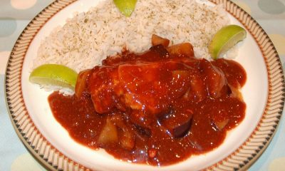 Chicken With Red Wine Sauce