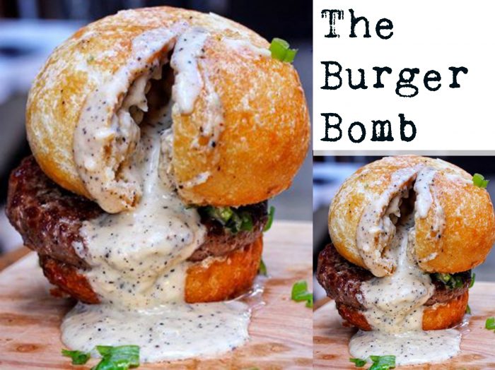 Meet The Burger Bomb An Explosion In Your Mouth, Literally