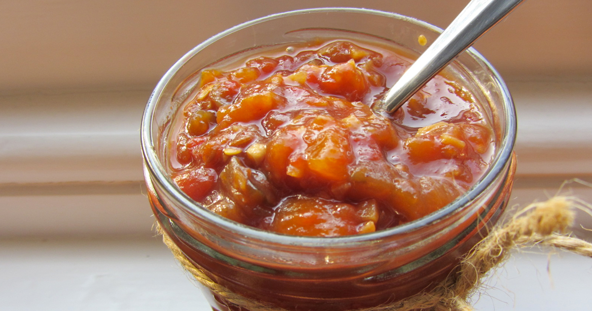 Apricot Chutney Recipe HungryForever Food Blog