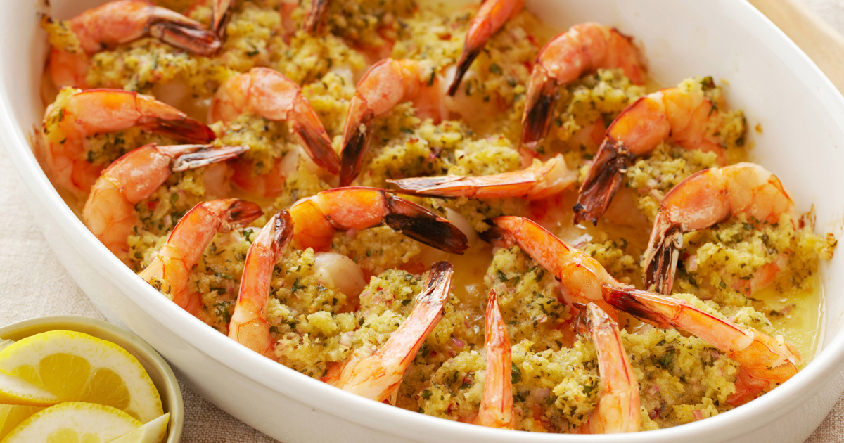 Shrimp Scampi Bake Recipe - HungryForever Food Blog