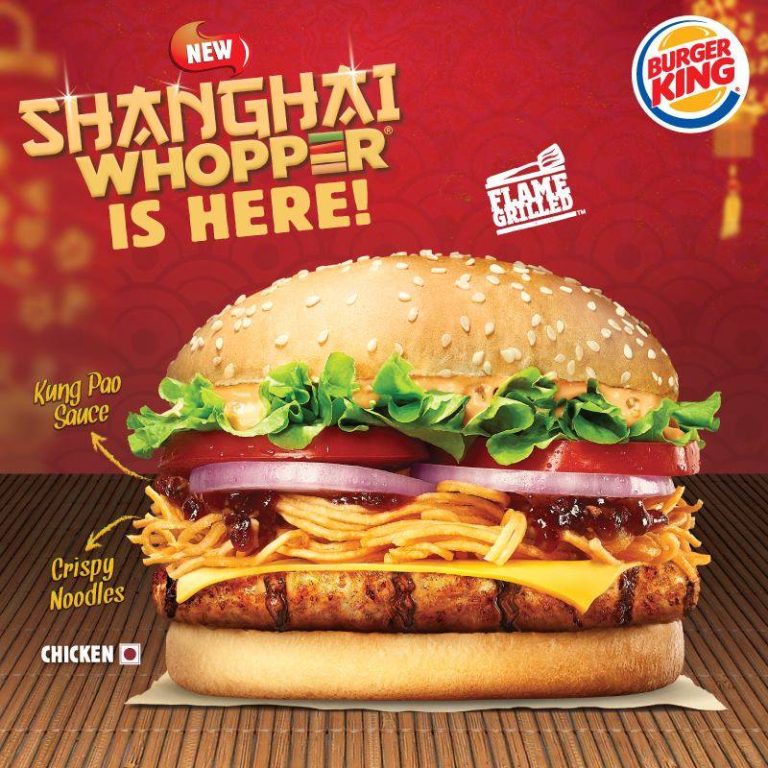 Enjoy A Limited Edition Shanghai Whopper At Burger King India