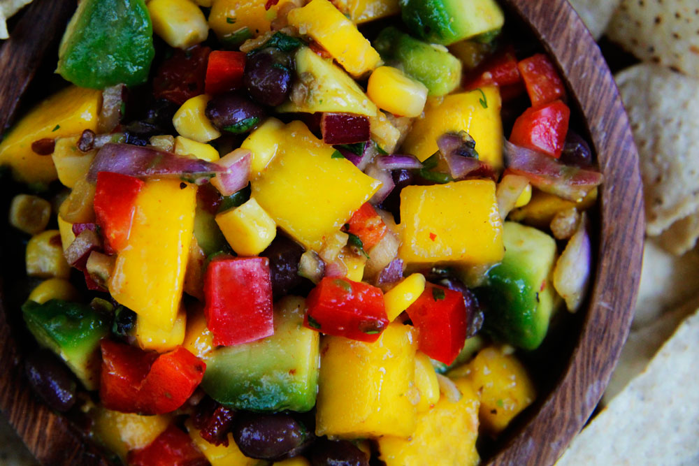 A Series Of Unfortunate Events Black Bean Mango Salad Recipe - HungryForever Food Blog