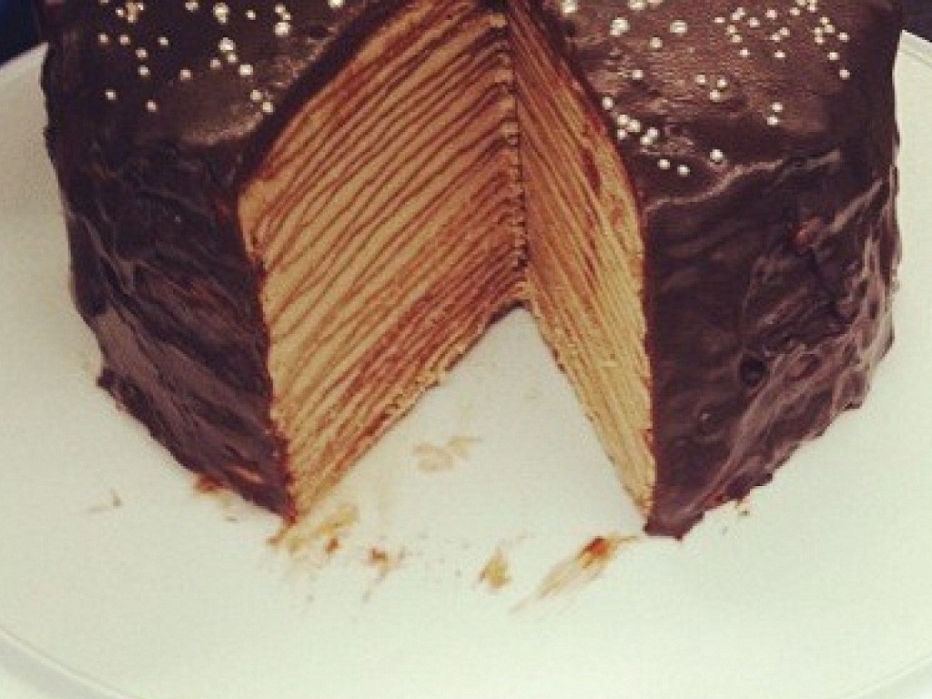 Nutella Crepe Cake Recipe | HungryForever