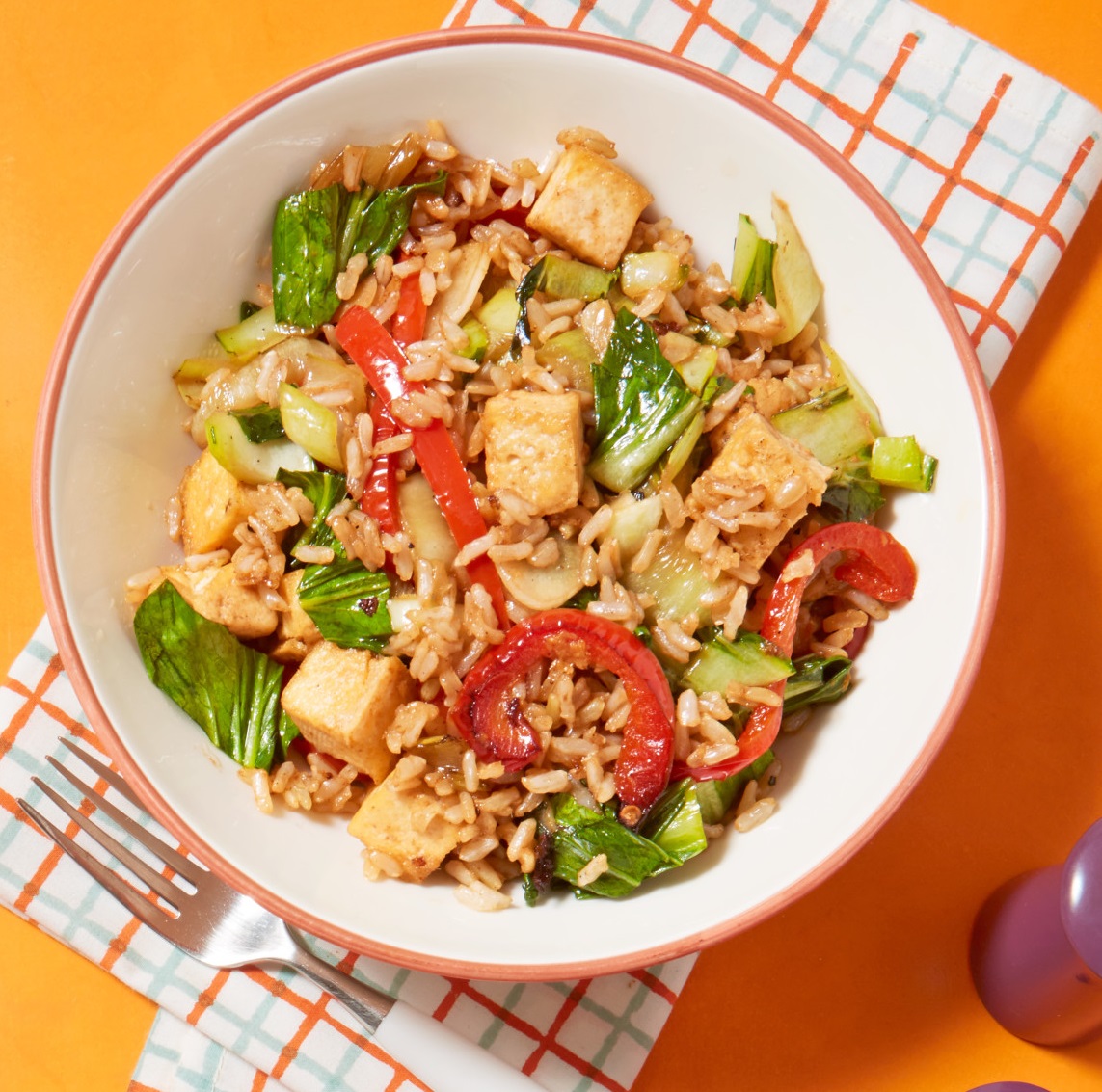 Tofu Rice Bowl Recipe | Peanut Tofu Buddha Bowl | HungryForever