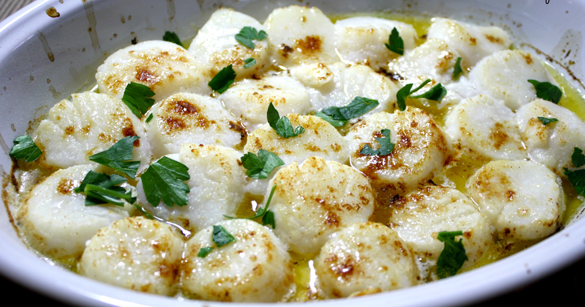 Broiled Scallops Recipe HungryForever Food Blog