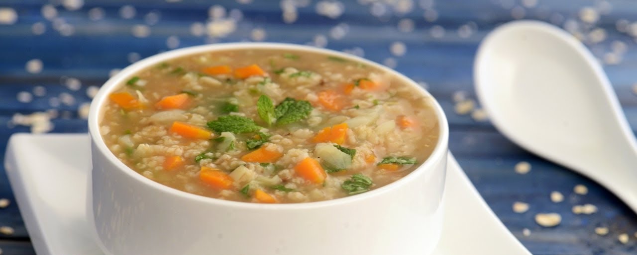 Oat Soup Recipe Oats Vegetable Soup Recipe How To Make Oat Soup
