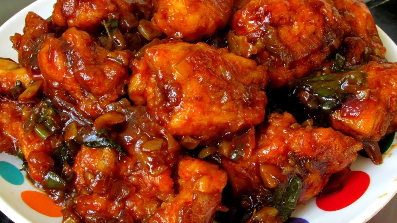 Dry Chilli Chicken Recipe | How To Make Easy Chilli Chicken