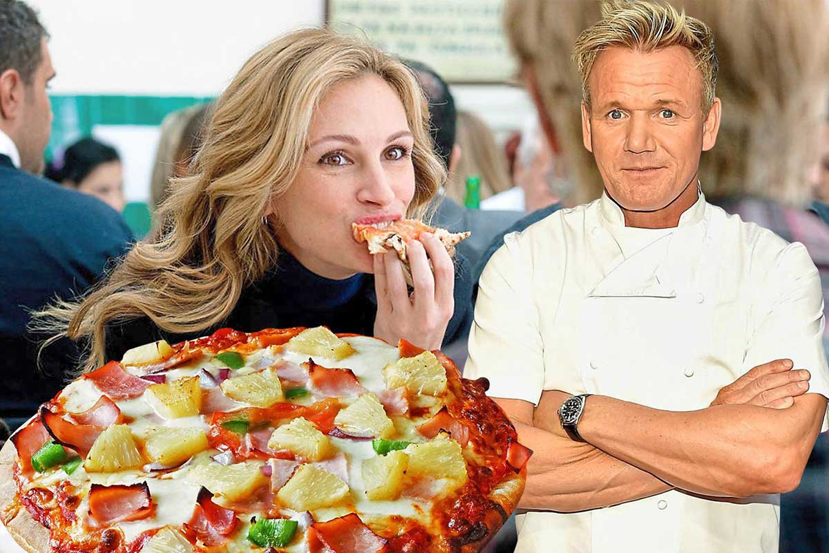 Gordon Ramsay Agrees To Eat A Pineapple Pizza For a Special Reason ...