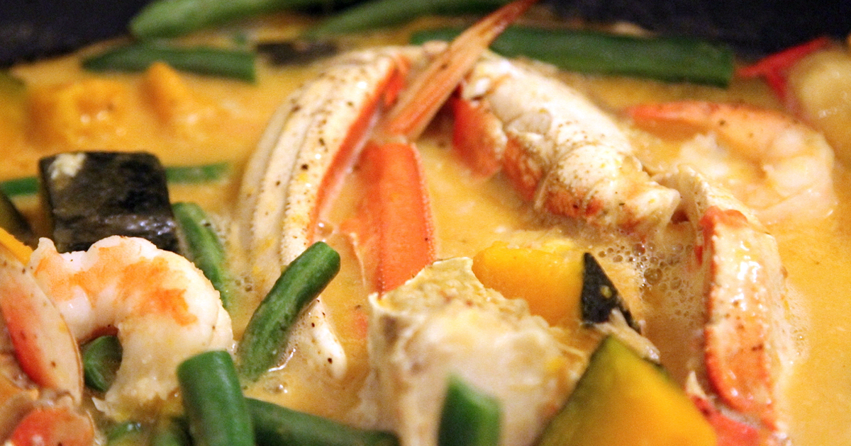 Crab Coconut Milk Curry Recipe HungryForever Food Blog
