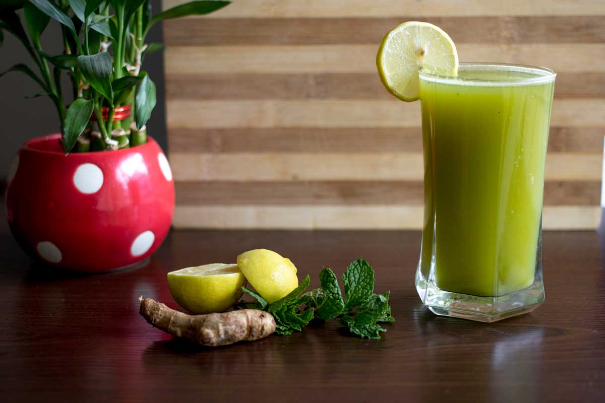 Mint Lime Juice recipe How to make Mint Lime Juice HungryForever
