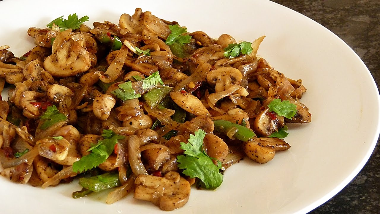 Mushroom Fry Recipe | How To Make Easy Mushroom Fry