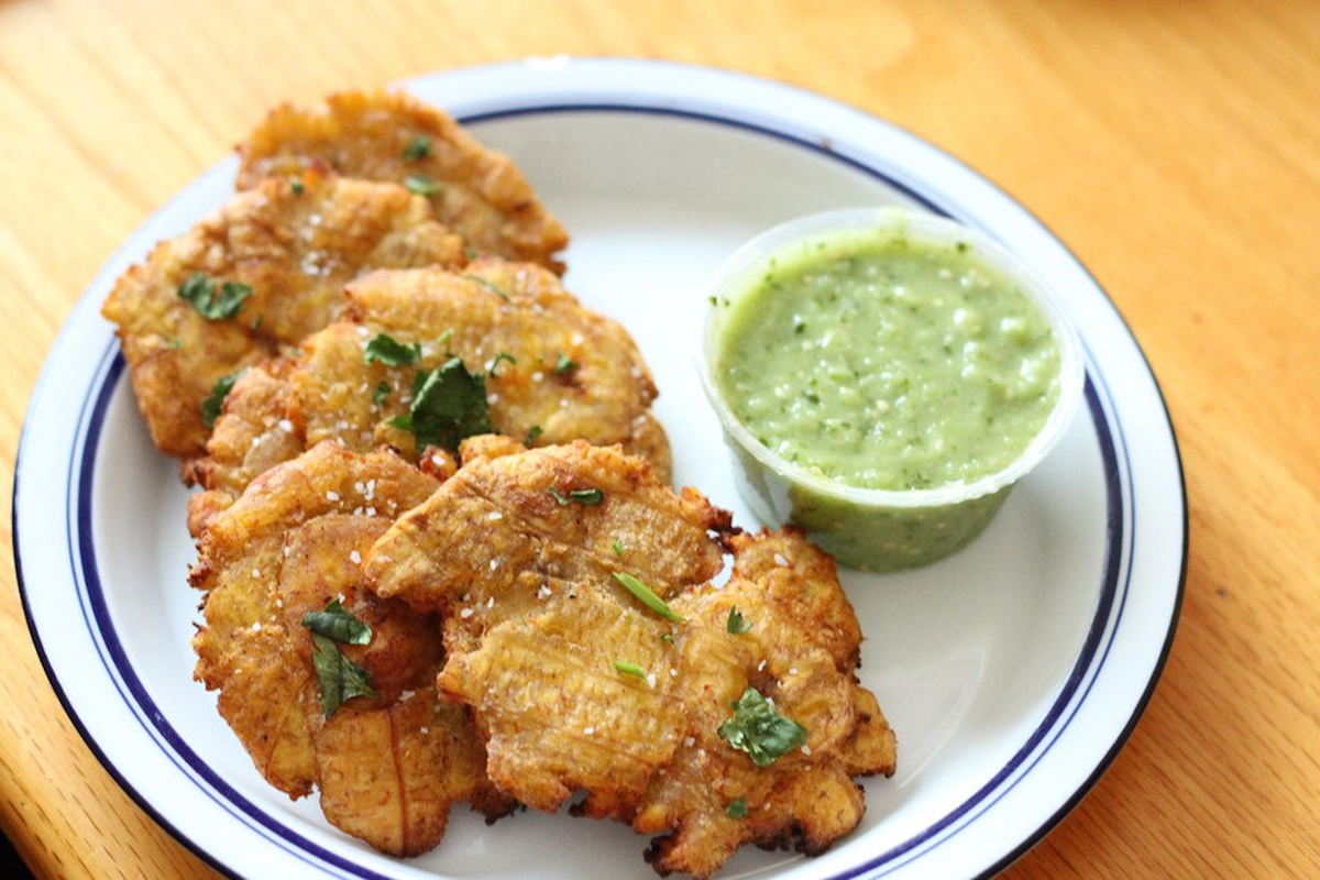 Chef Tostones With Chile Vinegar HungryForever Food Blog