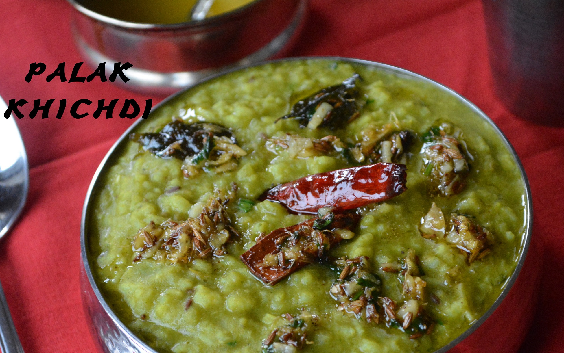 Palak Khichdi recipe Palak Khichadi (Spinach Rice) Recipe