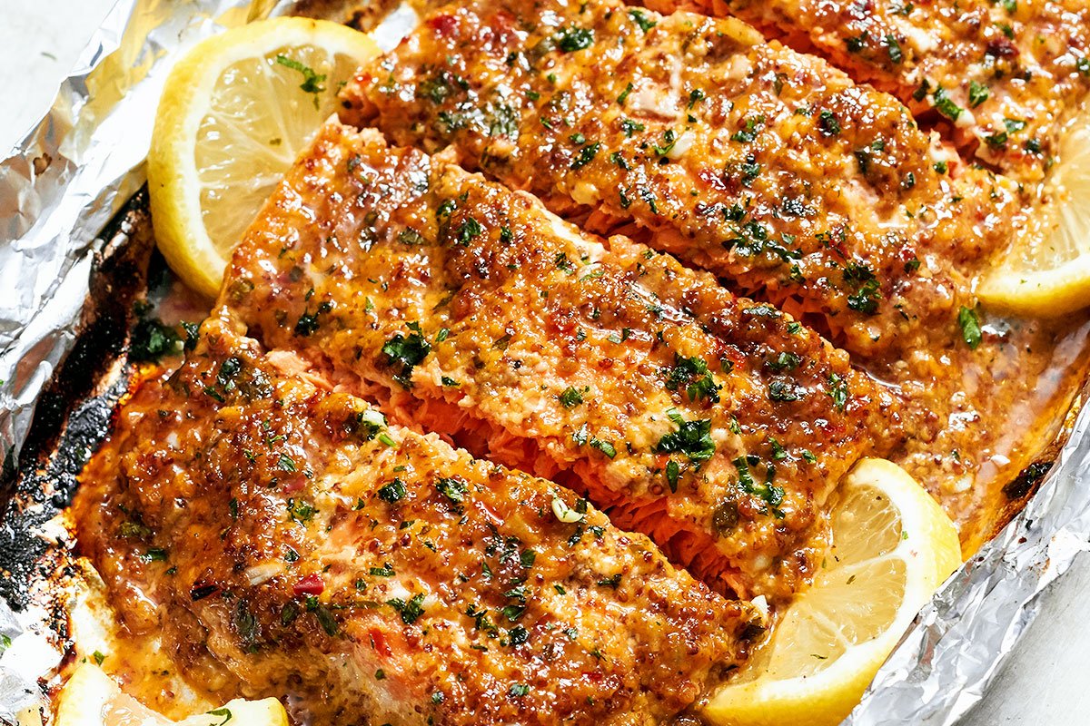 Best Honey Garlic Glazed Salmon Recipe | Honey Garlic Salmon