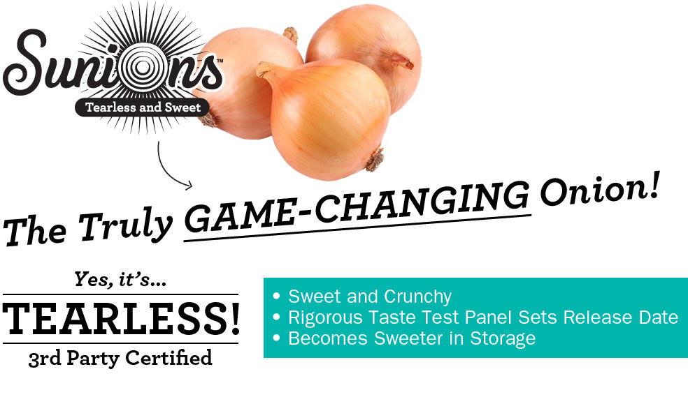 A Tearless Onion Now Exists and it's Called A Sunion HungryForever