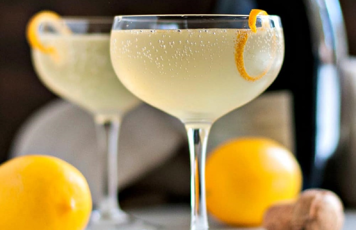 Lemon Grab Lemon, Gin, & Sparkling Wine HungryForever Food Blog