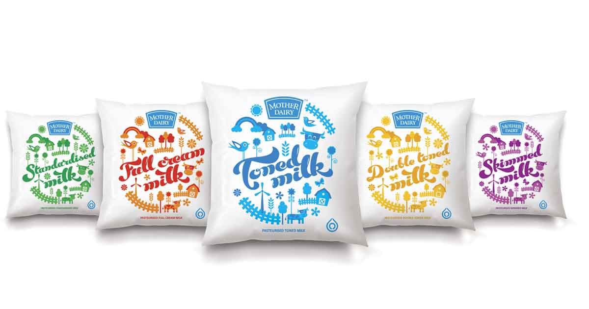 Mother Dairy Bags Quality Mark For PolyPack Milk Variants
