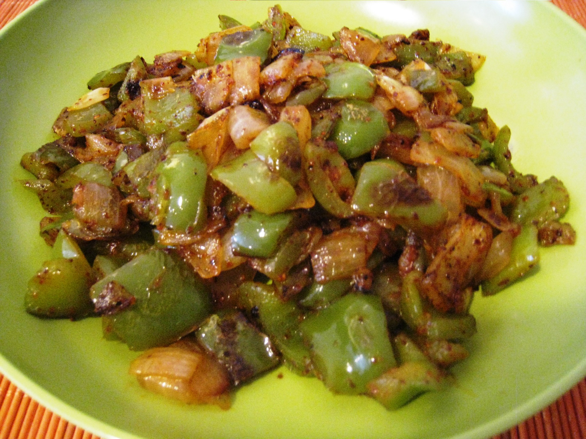 Capsicum Pepper Fry Recipe Capsicum Pepper Fry HungryForever