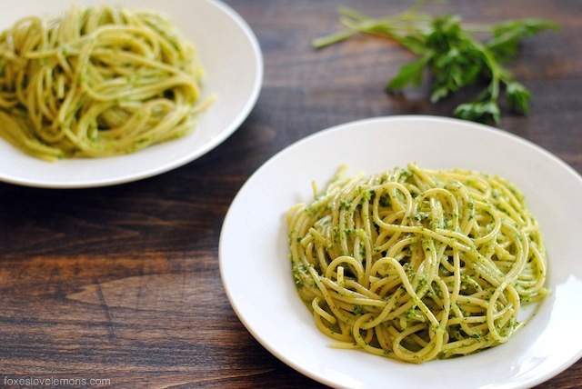 Almond Pesto Pasta Recipe | Basil Pesto With Almonds