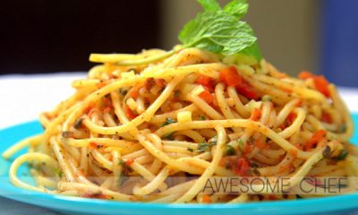 mediterranean-salsa-in-spaghetti