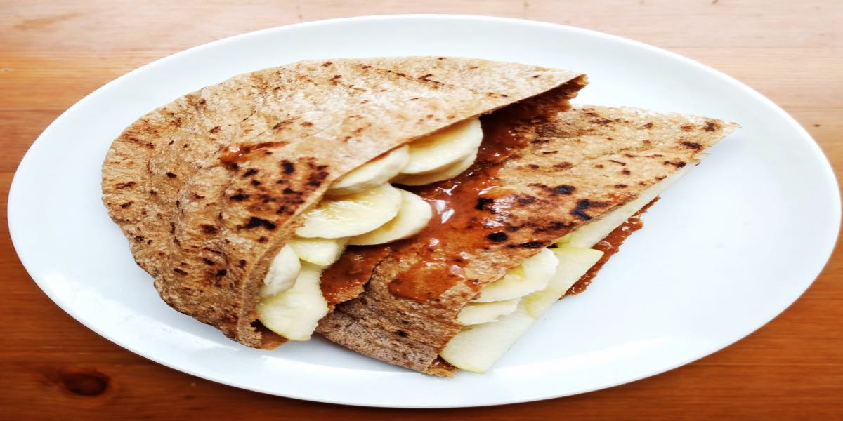 Fruity Peanut Butter Pita Recipe HungryForever Food Blog
