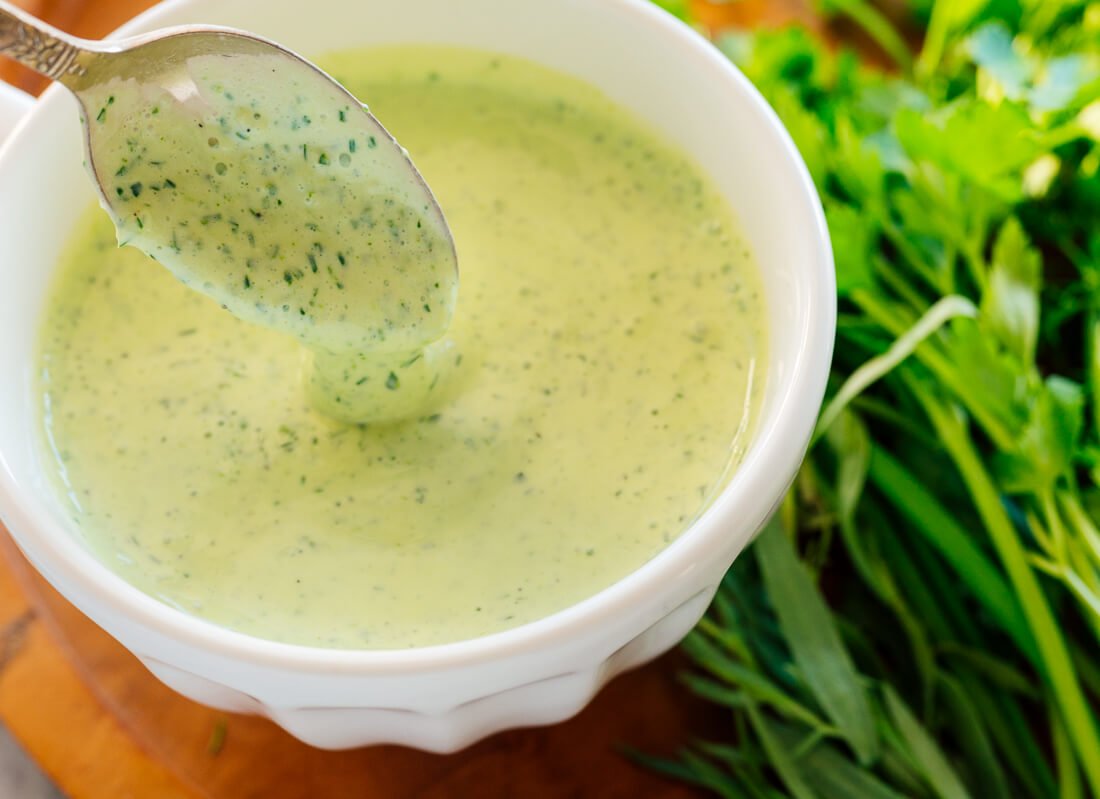 How to Make Homemade Green Goddess Dressing