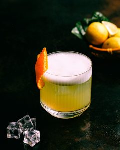 Kaffir Lime Whisky Sour